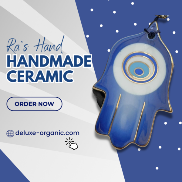 22- Handmade Ceramic Ra's Hand