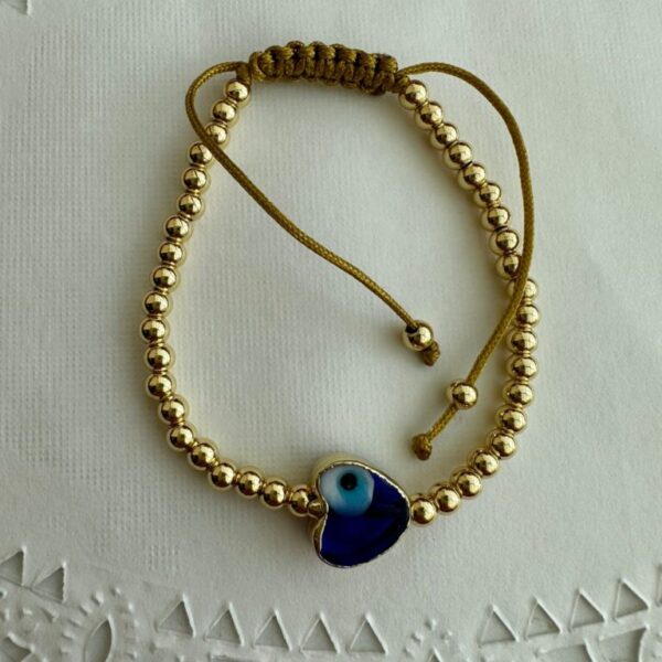 63 - Evil Eye Bead Bracelet