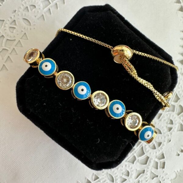 66 - Evil Eye Bead Bracelet