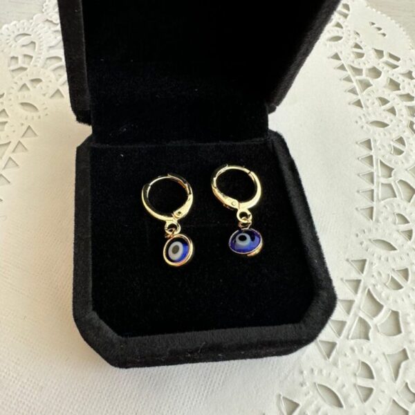 69 - Evil Eye Bead Earrings
